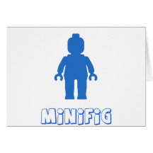 MInifig [bleu] customisent par mon Minifig Carte
