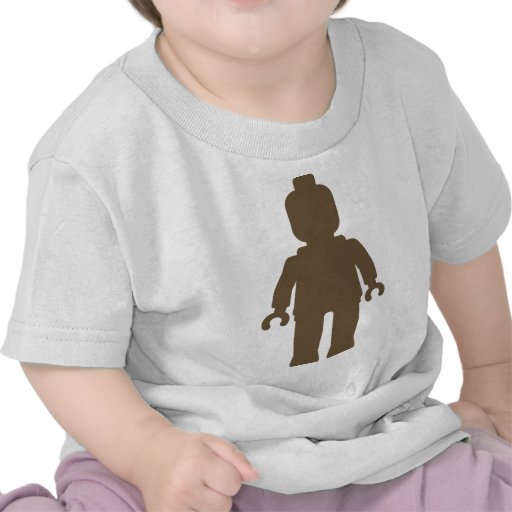Minifig [brun clair] customisent par mon Minifig T-shirts