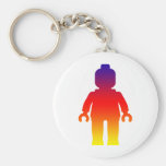 Minifig [grand arc-en-ciel 2] customisent par mon  porte-clés