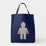 Minifig [grand gris-clair] customisent par mon Min Sac Fourre-tout