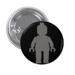Minifig [grand gris-foncé] customisent par mon Min Badges