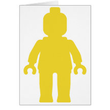 Minifig [grand jaune] customisent par mon Minifig Cartes