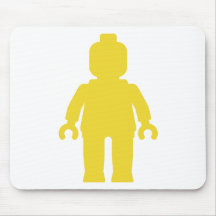 Minifig [grand jaune] customisent par mon Minifig Tapis De Souris
