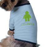 Minifig [vert de chaux] customisent par mon Minifi T-shirts Pour Toutous