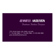 Minimaliste Modèles De Cartes De Visite
