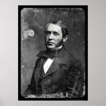 Ministre daguerréotype 1844 du Nicaragua Affiche