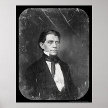 Ministre E.M. Hunt Daguerreotype 1850 Poster