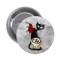 minou de croc badge avec épingle