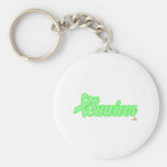 MintGreenHeartRibbonSurvivor Porte-clé