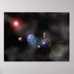 Mirage d'espace lointain posters