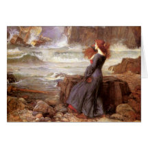 Miranda - la tempête carte de vœux