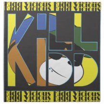 Mise à mort Kidd Serviettes Imprimées