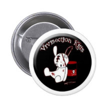 Mises à mort de vivisection pin's avec agrafe