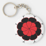 Miso Sakura centré par rouge délicieux Keychain Porte-clef