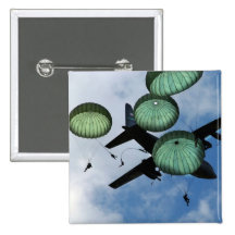 Mission de masse de saut, parachutes, l'armée amér pin's