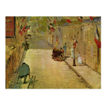 MIT de Mosnier de rue Fahnen - Edouard Manet Cartes Postales