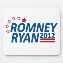 Mitt Romney Paul Ryan 2012 étoiles Tapis De Souris