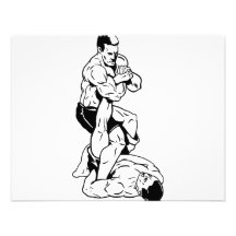 mixed martial art-footlock invitations personnalisées