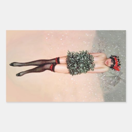 Mlle de gui sticker rectangulaire