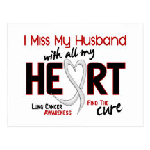 Mlle My Husband du cancer de poumon I Cartes Postales