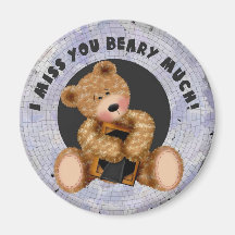 Mlle U Beary Much Aimant Pour Réfrigérateur