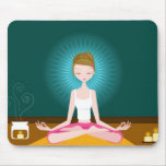 Mlle Yoga Mousepad Tapis De Souris