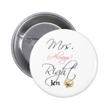 Mme Right Badges