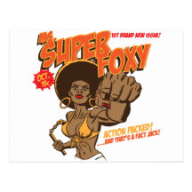 Mme Super Foxy Cartes Postales