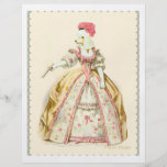Mode blanche de Français de Marie Antoinette de ca Tract