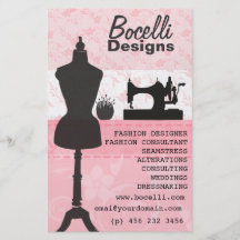 Mode rose d'ouvrière couturière tract