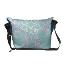Mode urbaine de ressort turquoise besace