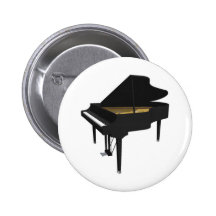 modèle 3D : Piano à queue noir : Badge