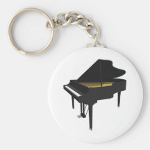 modèle 3D : Piano à queue noir : Porte-clé