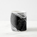 Modèle architectural d'affaires vintages d'archite tasse à café