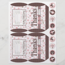 Modèle B de boîte de cadeau de fille Tract