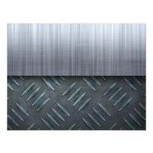 Modèle balayé de plat de diamant en métal bristols