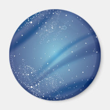 Modèle bleu de nuit étoilée aimant