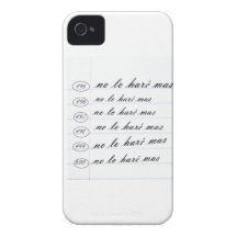 modèle Ca de l'iphone 4 à peine là QPC - customisé Coques iPhone 4