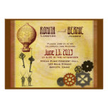 Modèle chaud de mariage de ballon à air de Steampu Invitations Personnalisables