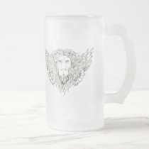 Modèle de cadeau de personnaliser de lions à ailes tasses