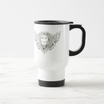 Modèle de cadeau de personnaliser de lions à ailes tasses