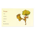 Modèle de carte de profil d'arbre de Kung Fu Carte De Visite