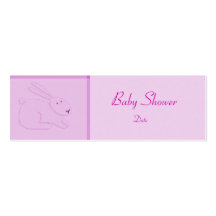 Modèle de carte - faire-part de bébé/douche carte de visite
