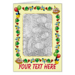 Modèle de carte - frontière d'anniversaire