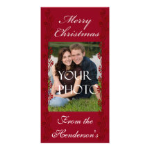 Modèle de carte photo de Noël Carte Avec Photo