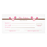 Modèle de certificat-prime de Sakura Doubles Cartes