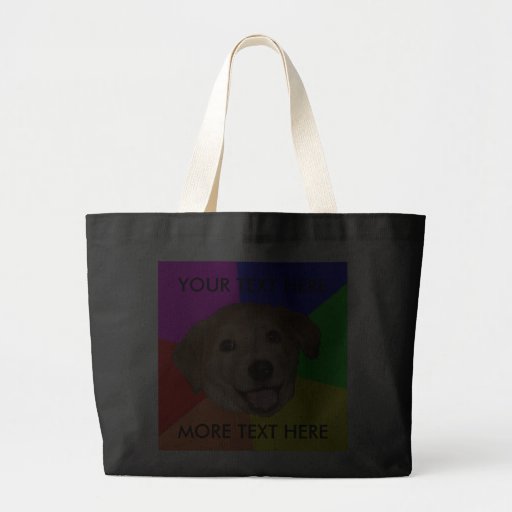 Modèle de chien de conseil sacs en toile