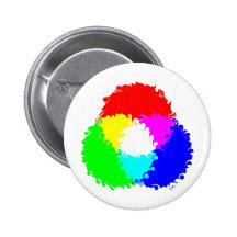 Modèle de couleur psychédélique de RVB Badges