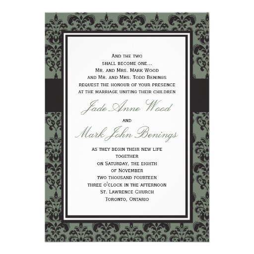 Modèle de faire-part de mariage