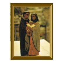 Modèle de famille sainte cartes postales